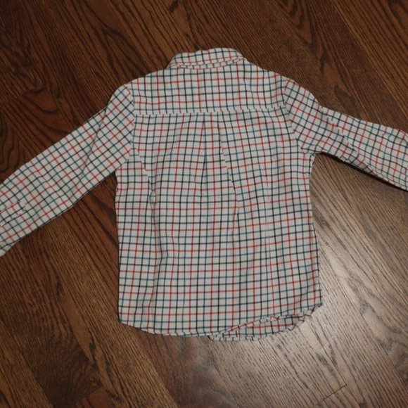 Jacadi Boys Checked Shirt and Colorblock Sweater Set, Size 6 - Picture 12 of 15